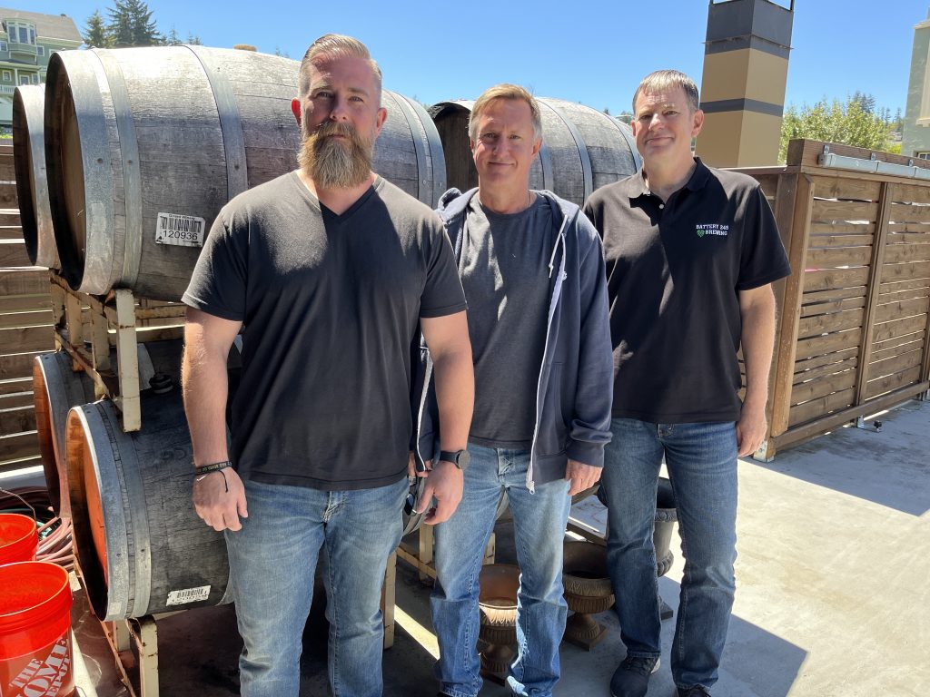 Battery 245 founders Jonathan Elliott, Michael Ljungberg, and Jeff Kilday